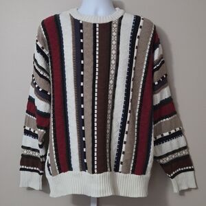 Linksport by Austad’s 100% Cotton Knit Pullover Sweater Men's Size XL